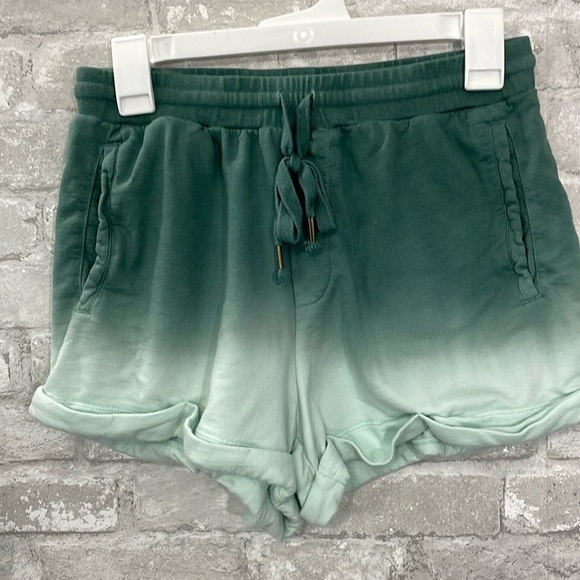 Young Fabulous & Broke Tie Dye Ombré Drawstring Shorts - Picture 1 of 6